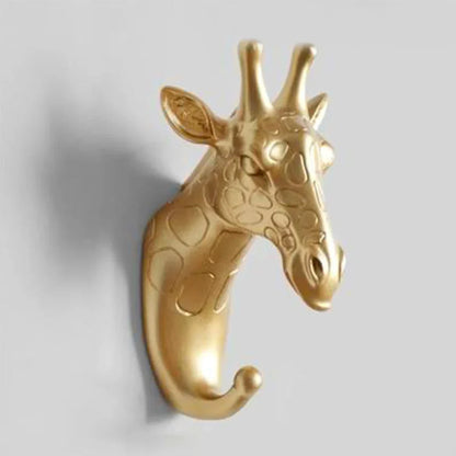 Patère tête d’animal