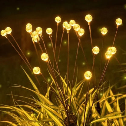 Solarna Lampa Ogrodowa LED Firefly z Efektem Ruchomych Punktów Światła 75 cm
