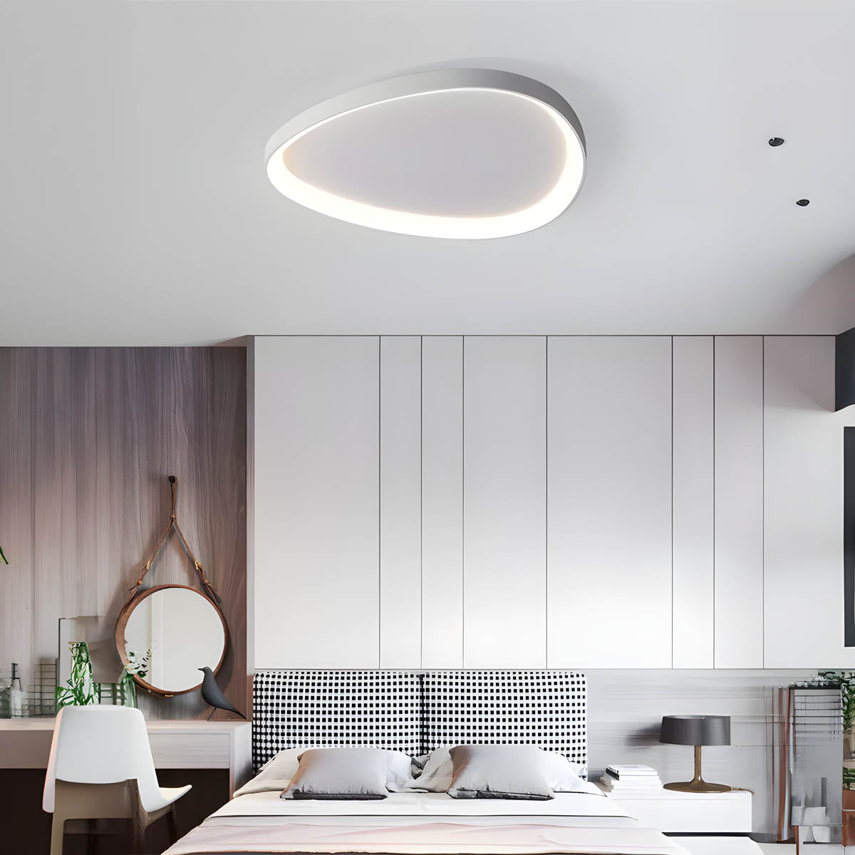LED lampa sufitowa półwpuszczana z regulacją barwy światła i mocy do pomieszczeń 8–25 m²