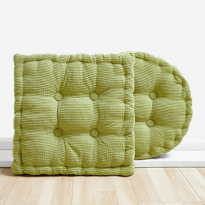 Square seat cushion with a handle
