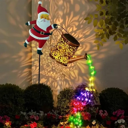 Solarowa lampa ogrodowa Mikołaj