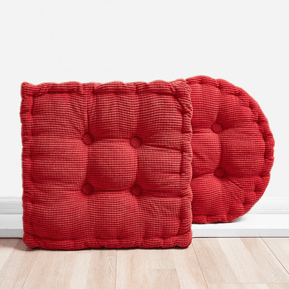Square seat cushion with a handle