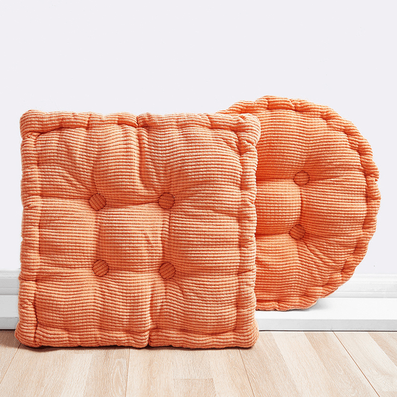 Square seat cushion with a handle