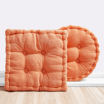 Square seat cushion with a handle