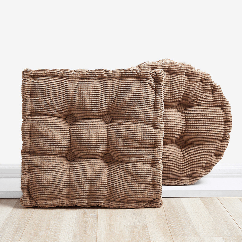 Square seat cushion with a handle