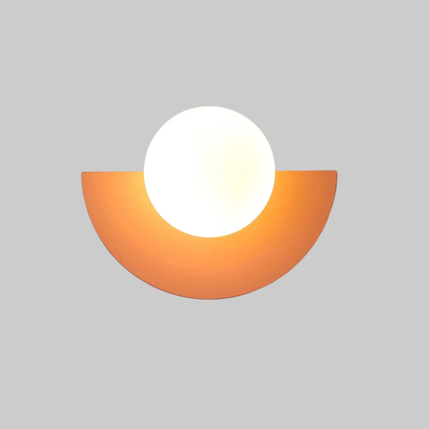 Kinkiet ścienny LED G9 półokrągły metalowy do oświetlenia wnętrz 3–5 m²
