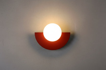 Kinkiet ścienny LED G9 półokrągły metalowy do oświetlenia wnętrz 3–5 m²