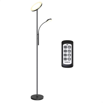 LED floor lamp with adjustable brightness