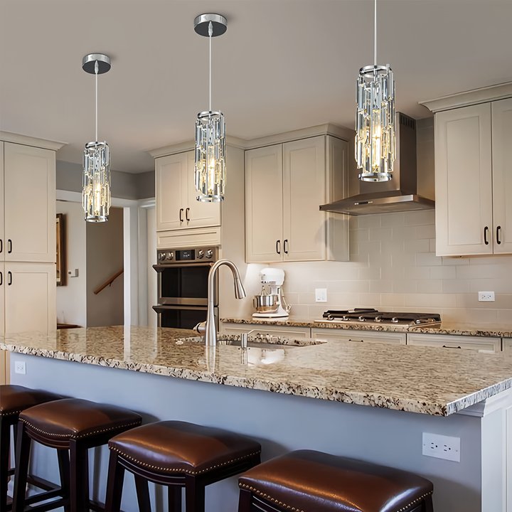 Crystal pendant lamp