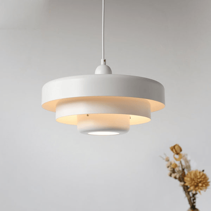 Lampa Wisząca z Trzystopniowym Kloszem E27 w Pastelowych Kolorach