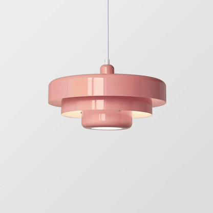 Lampa Wisząca z Trzystopniowym Kloszem E27 w Pastelowych Kolorach