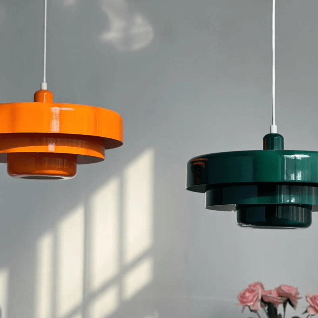 Lampa Wisząca z Trzystopniowym Kloszem E27 w Pastelowych Kolorach
