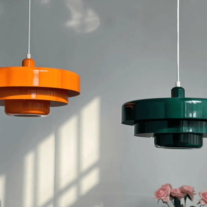 Lampa Wisząca z Trzystopniowym Kloszem E27 w Pastelowych Kolorach