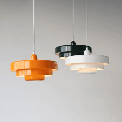 Lampa Wisząca z Trzystopniowym Kloszem E27 w Pastelowych Kolorach