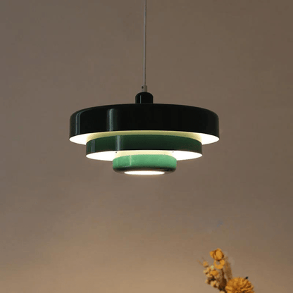 Lampa Wisząca z Trzystopniowym Kloszem E27 w Pastelowych Kolorach