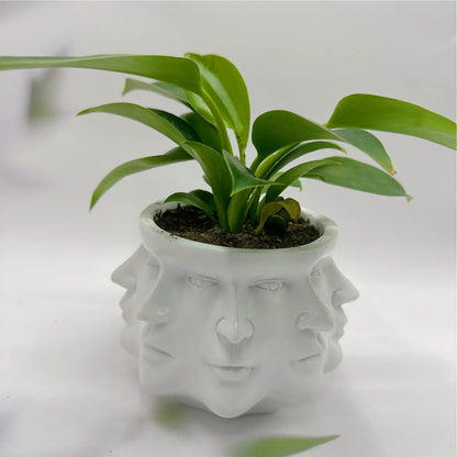 Doniczka z motywem twarzy 3D do roślin doniczkowych 12,5 cm