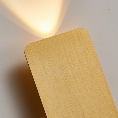 Rectangular LED wall light