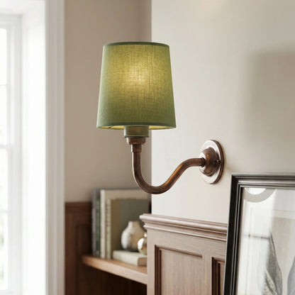 Brass wall sconce