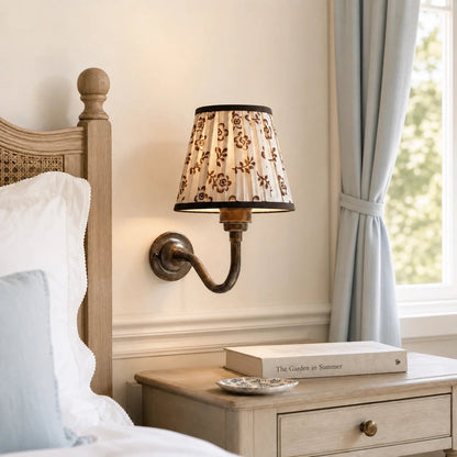 Brass wall sconce