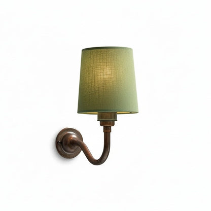 Brass wall sconce