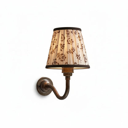 Brass wall sconce