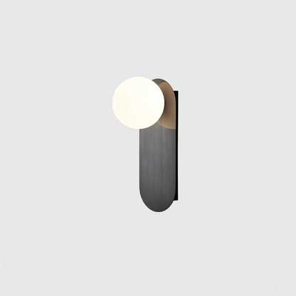 Applique avec abat-jour sphérique