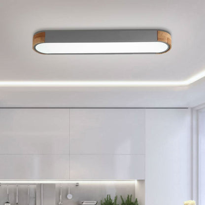 Oval LED ceiling light
