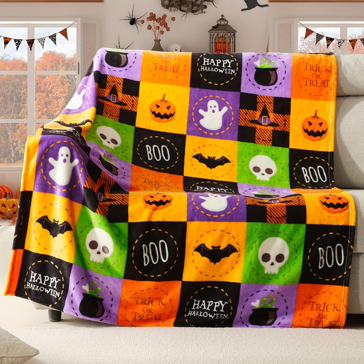 Fleecová deka Halloween