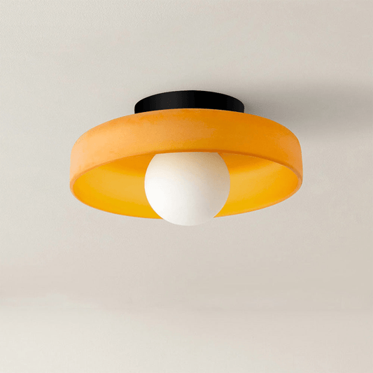 Lampa sufitowa okrągła G9 ze szkła i metalu do kuchni i salonu 220–240V