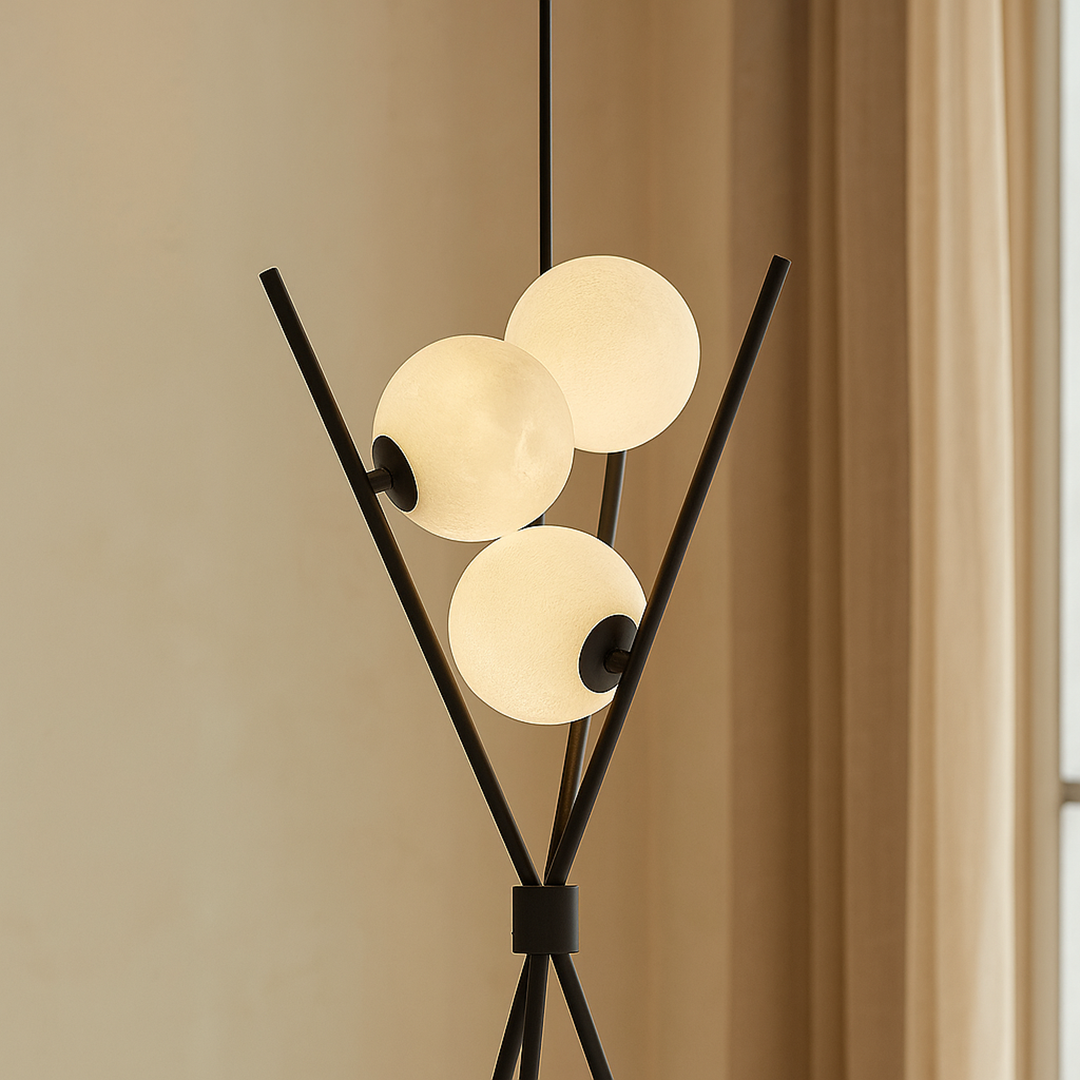 LED lampa s kulovitými stínidly