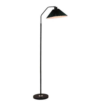 Pleated floor lamp