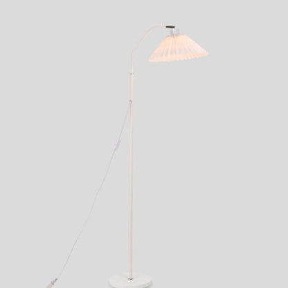 Pleated floor lamp