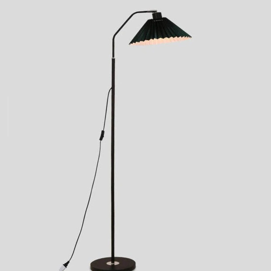 Pleated floor lamp
