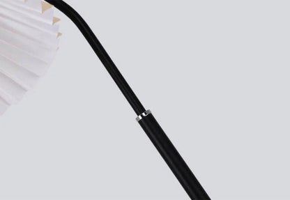 Pleated floor lamp