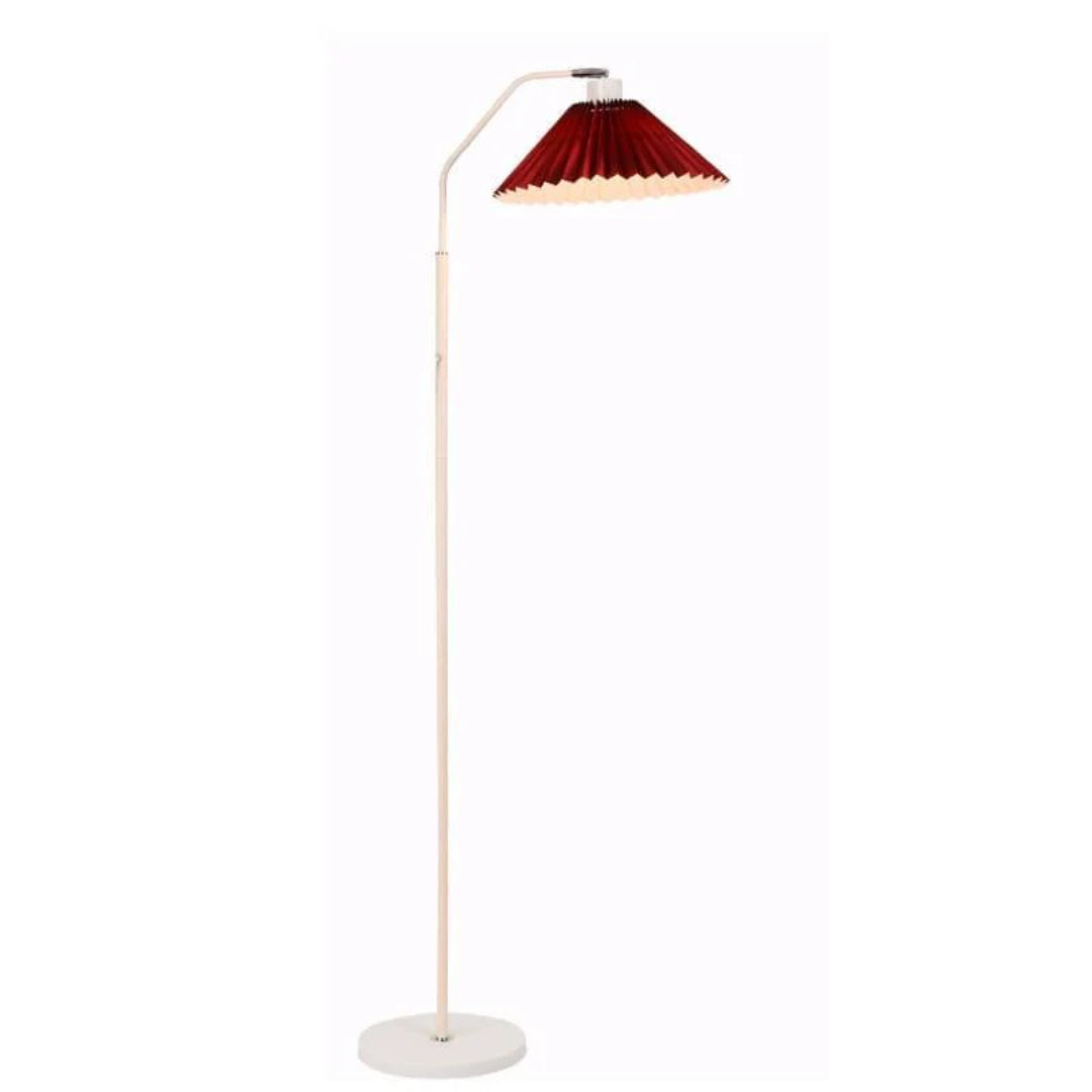 Pleated floor lamp