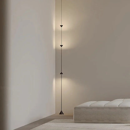 Lampe sur pied conique
