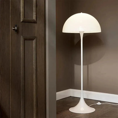 Mushroom-shaped floor lamp