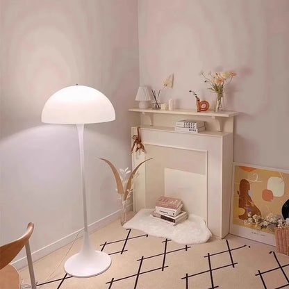 Mushroom-shaped floor lamp