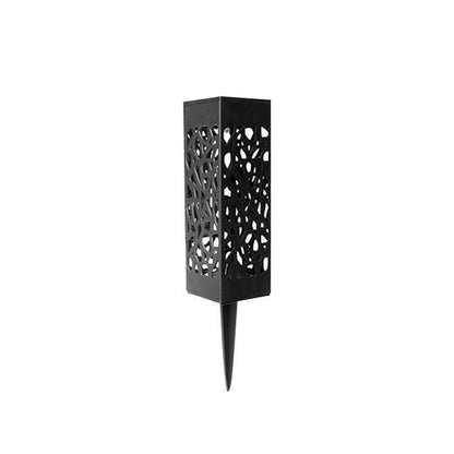 Solární zahradní lampa s krajkovým vzorem