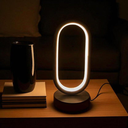 Lampe de table LED en forme de U