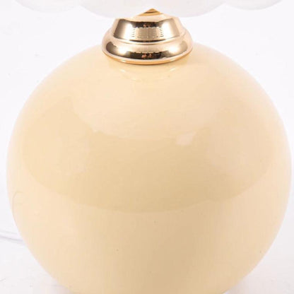 Lampa stołowa szklany klosz