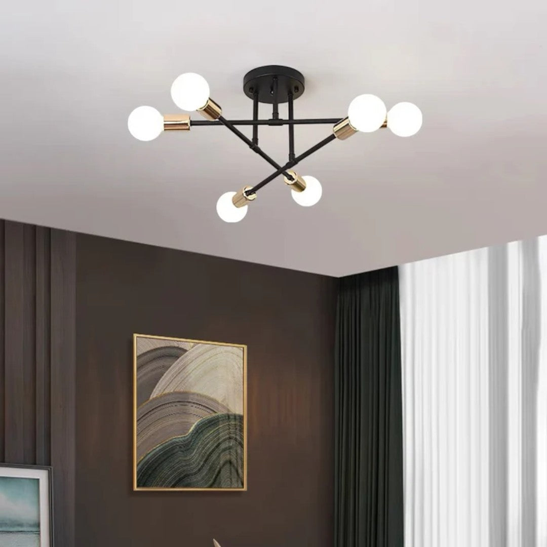 6-light ceiling lamp