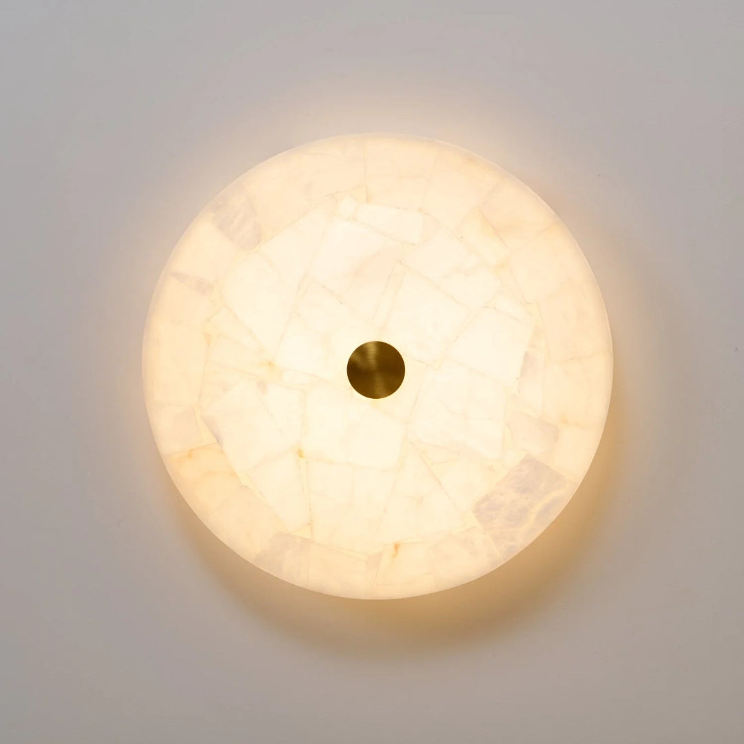 Plafonnier en albâtre
