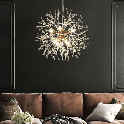 Plafonnier en cristal Sputnik