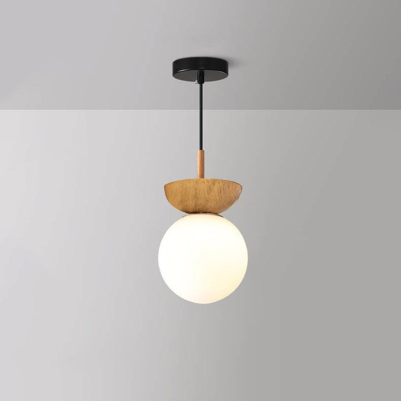 Lampa sufitowa kula szklana