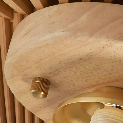 Ceiling lamp with a floral shade