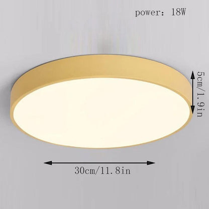 Plafonnier LED rond