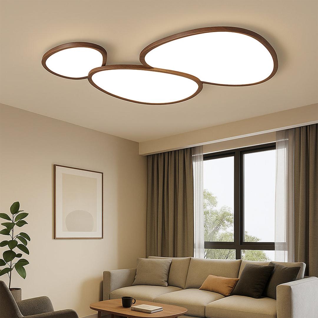 Oval LED ceiling light