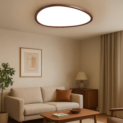 Oval LED ceiling light