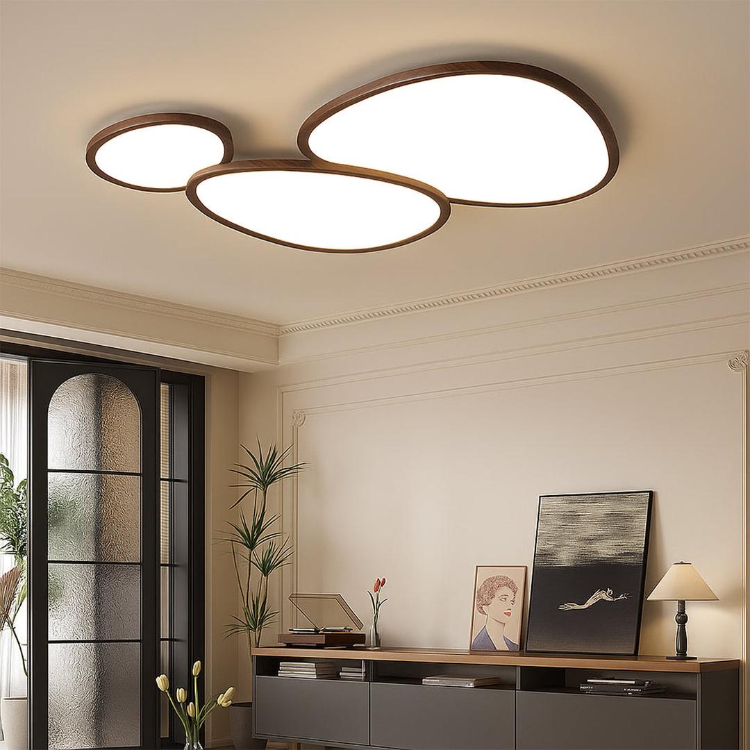 Oval LED ceiling light